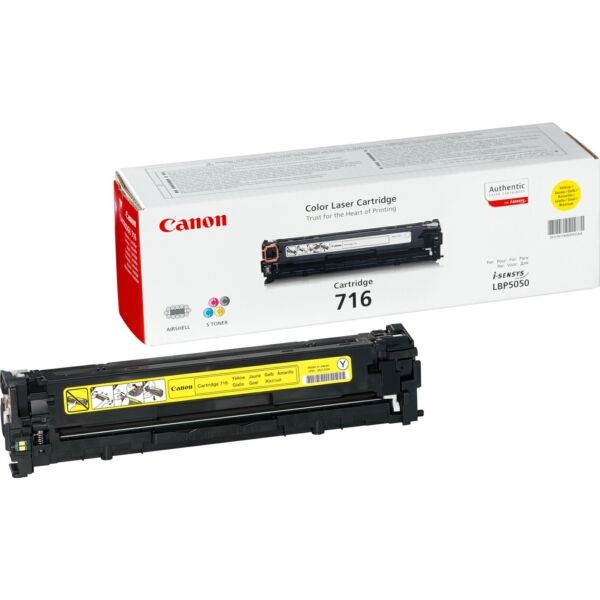 Original Toner Canon CRG 716 (1977B002) gelb