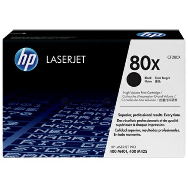 Original Toner HP CF280X (80X) schwarz