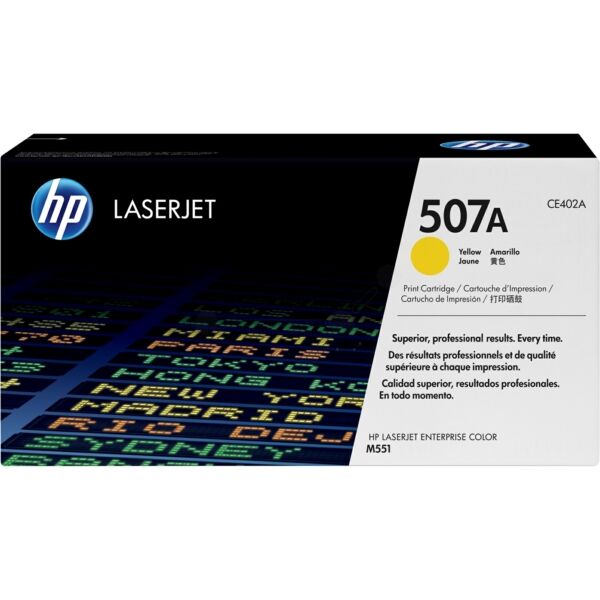 Original Toner HP CE402A (507A) gelb Original Toner HP CE402A (507A) gelb