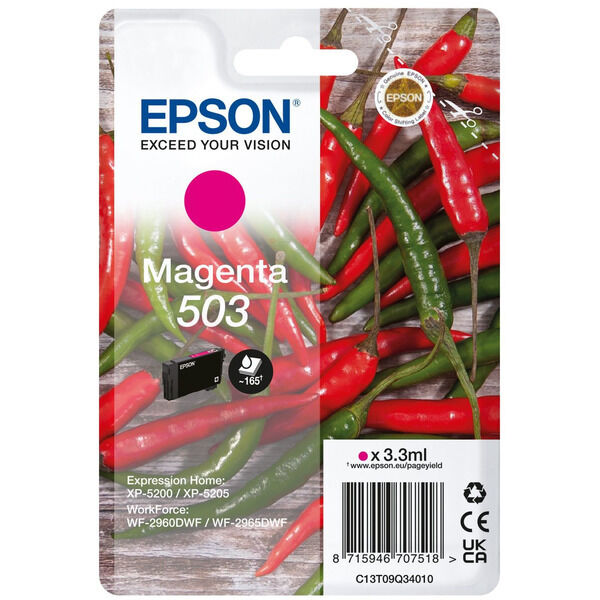 Original Tintenpatrone Epson 503 (C13T09Q34010) magenta