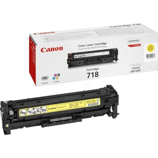 2659B002 Original Toner Canon CRG 718 (2659B002) gelb
