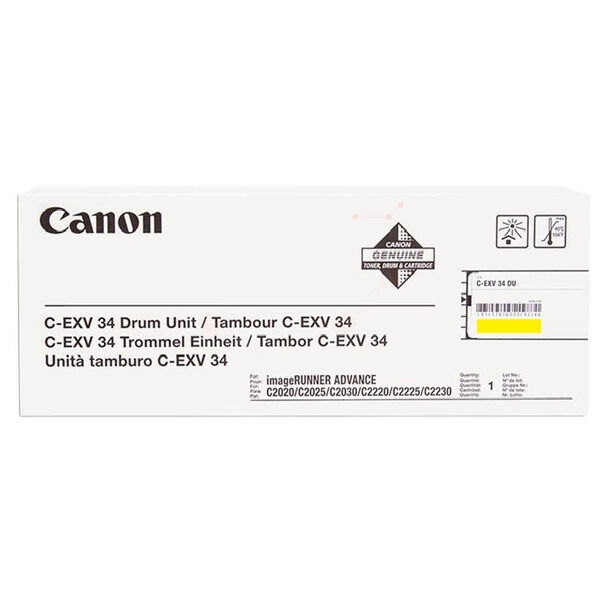 3789B003 Original Bildtrommel Canon C-EXV 34 (3789B003) gelb