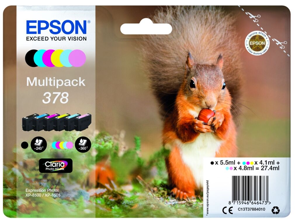 Tinte / Epson - C13T37884010 / 378