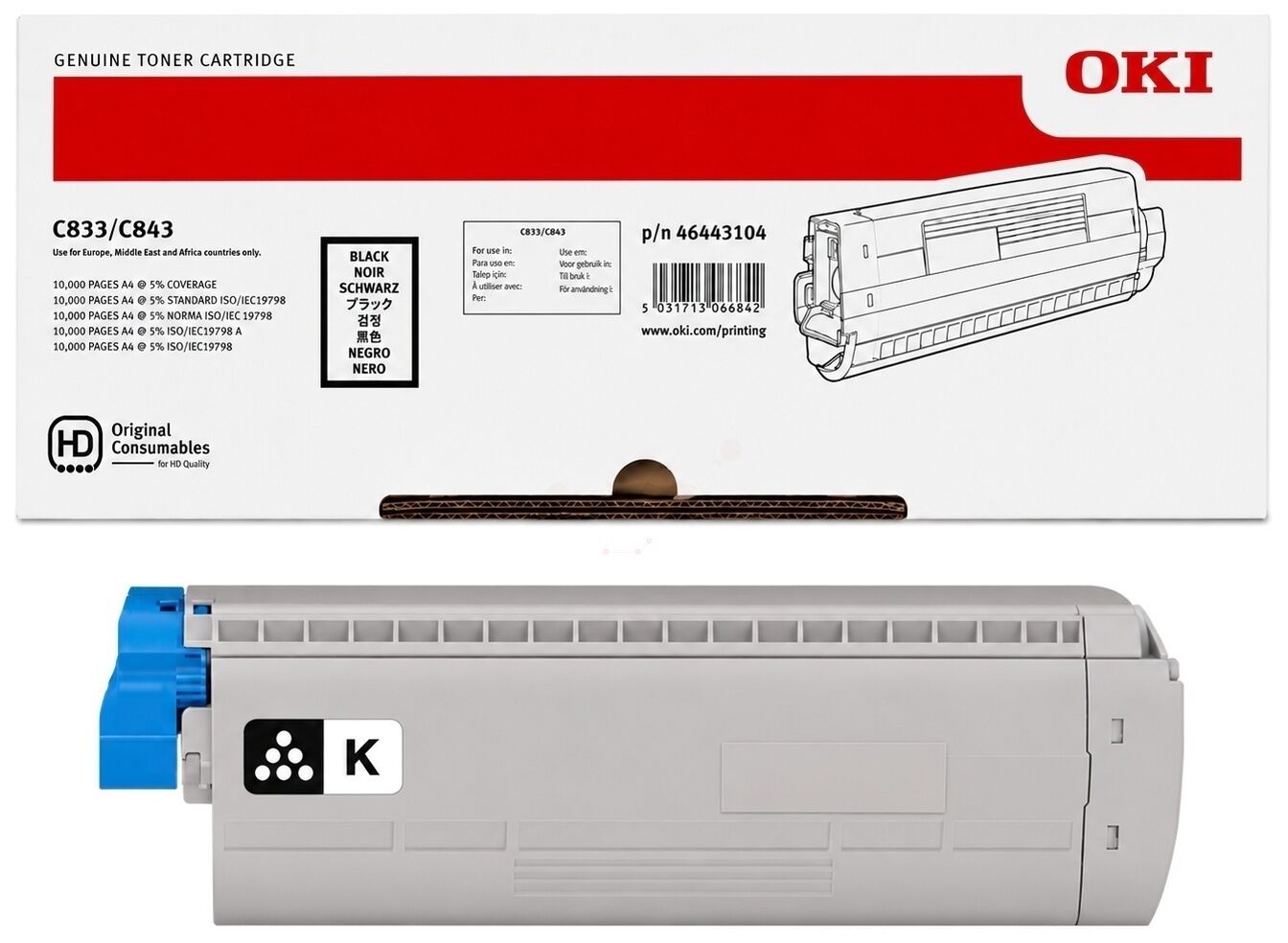 Toner / OKI - 46443104