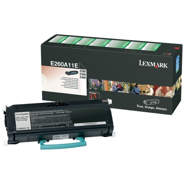 Original Toner Lexmark E260A11E schwarz