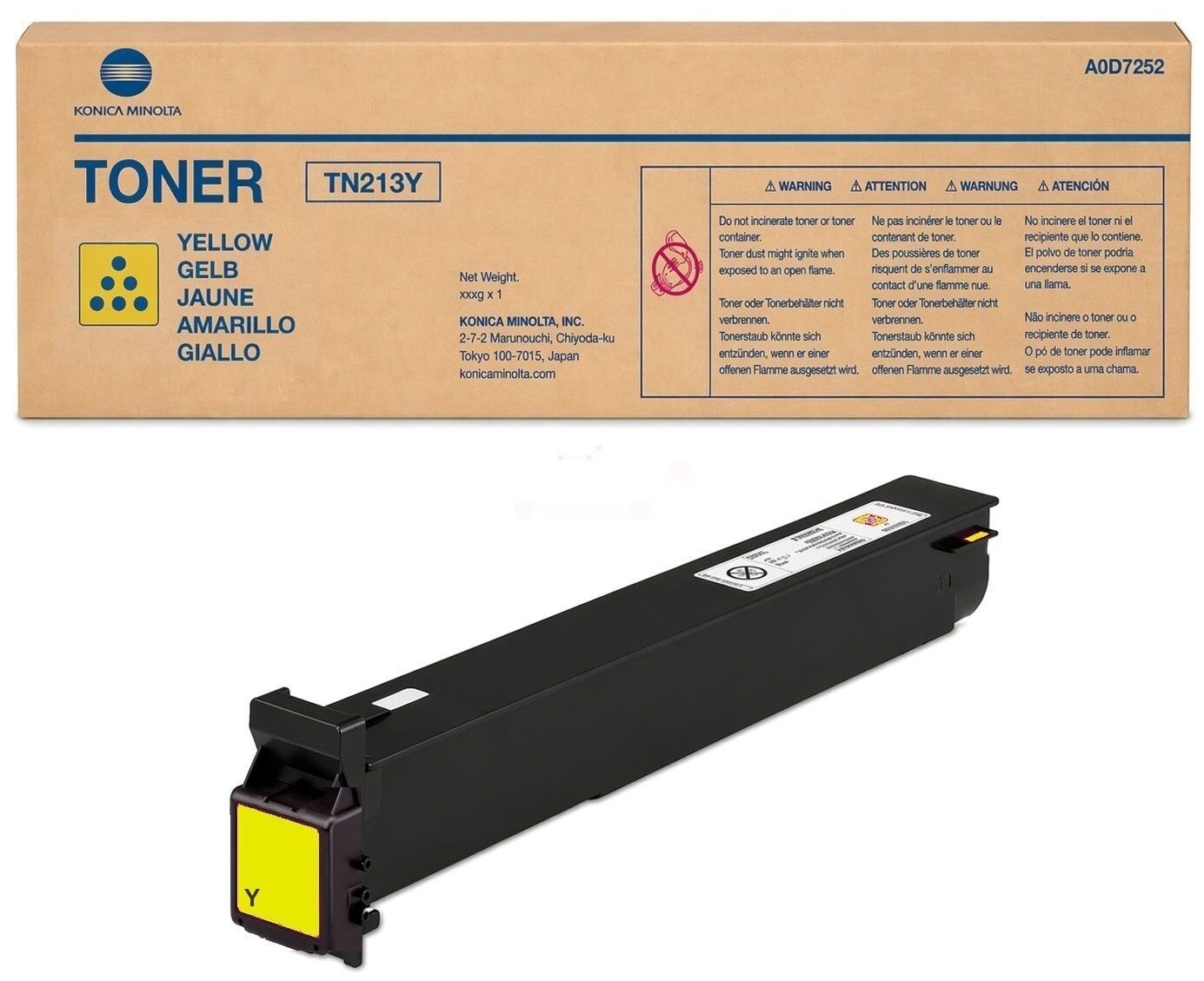 Toner / Konica Minolta - A0D7252 / TN-213Y