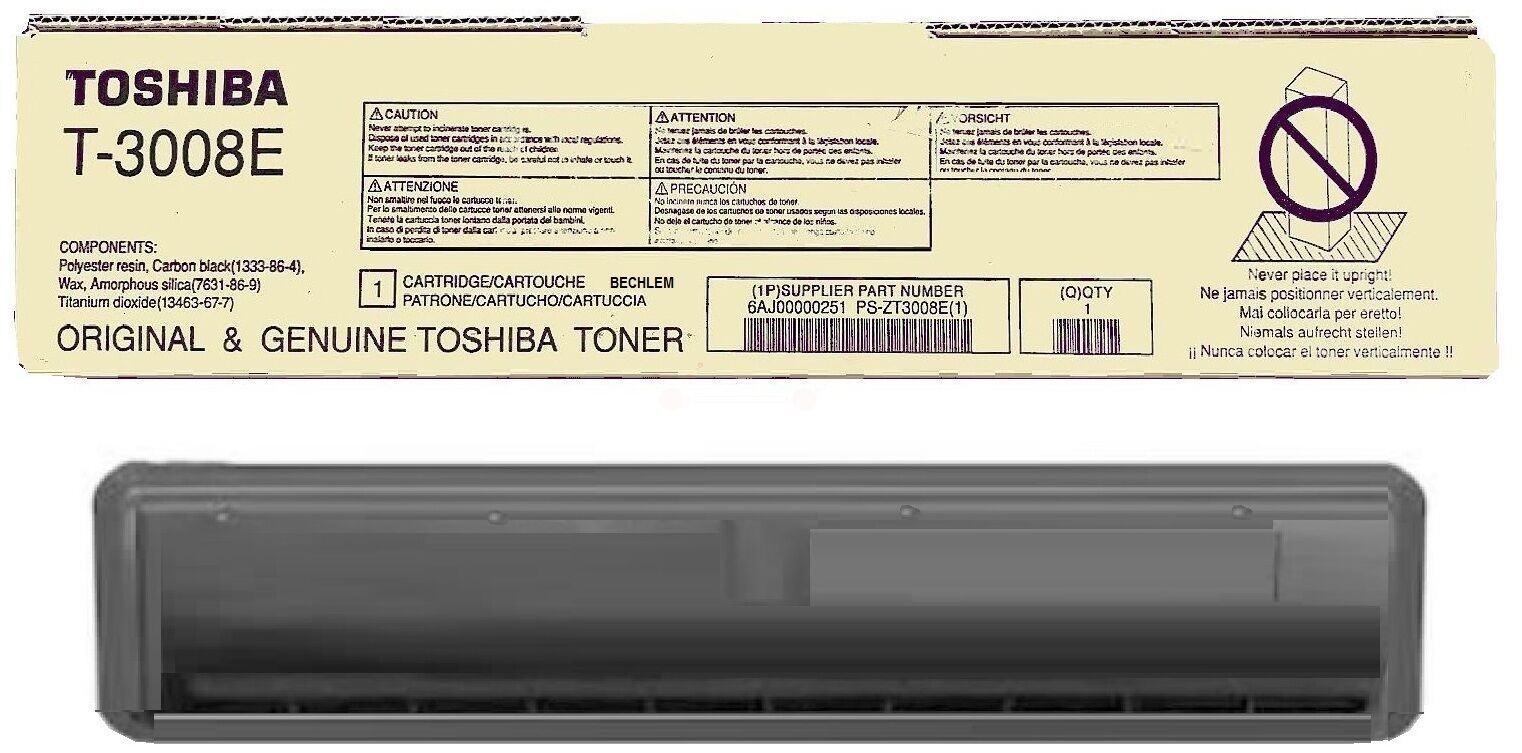 Original Toner Toshiba T-3008 E (6AJ00000151) schwarz