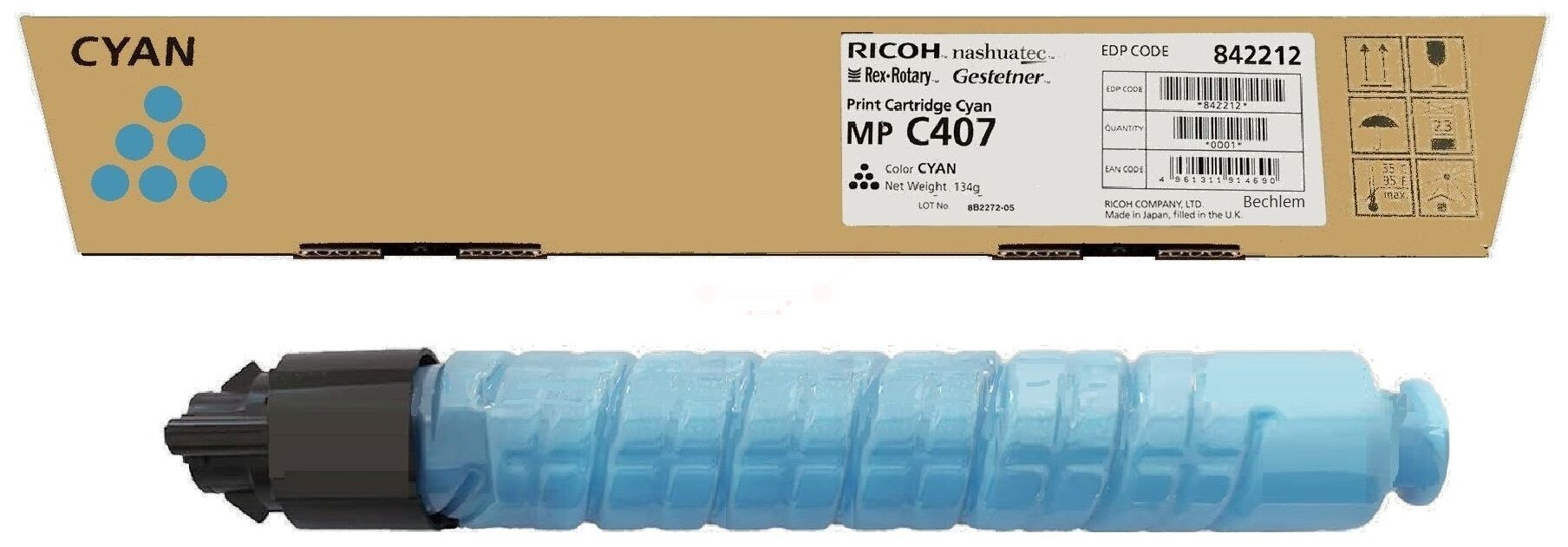 Original Toner Ricoh 842208 cyan