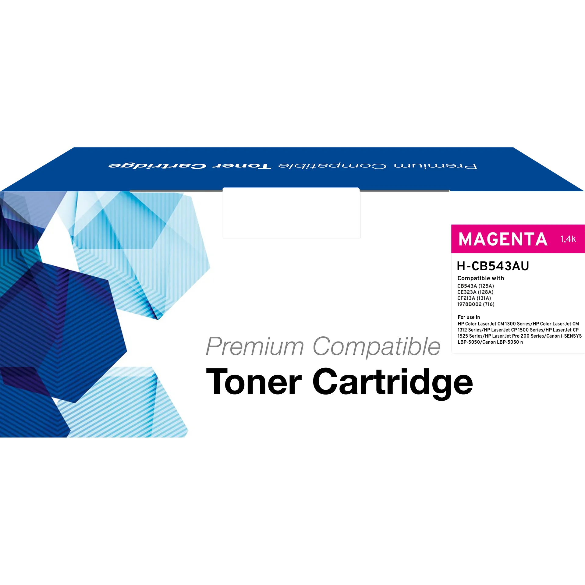 Alternativer Toner HP/Canon CB543A/CE323A/CF213A/716 (125A) (128A) (131A) (1978B002) magenta Alternativer Toner HP/Canon CB543A/CE323A/CF213A/716 (125A) (128A) (131A) (1978B002) magenta