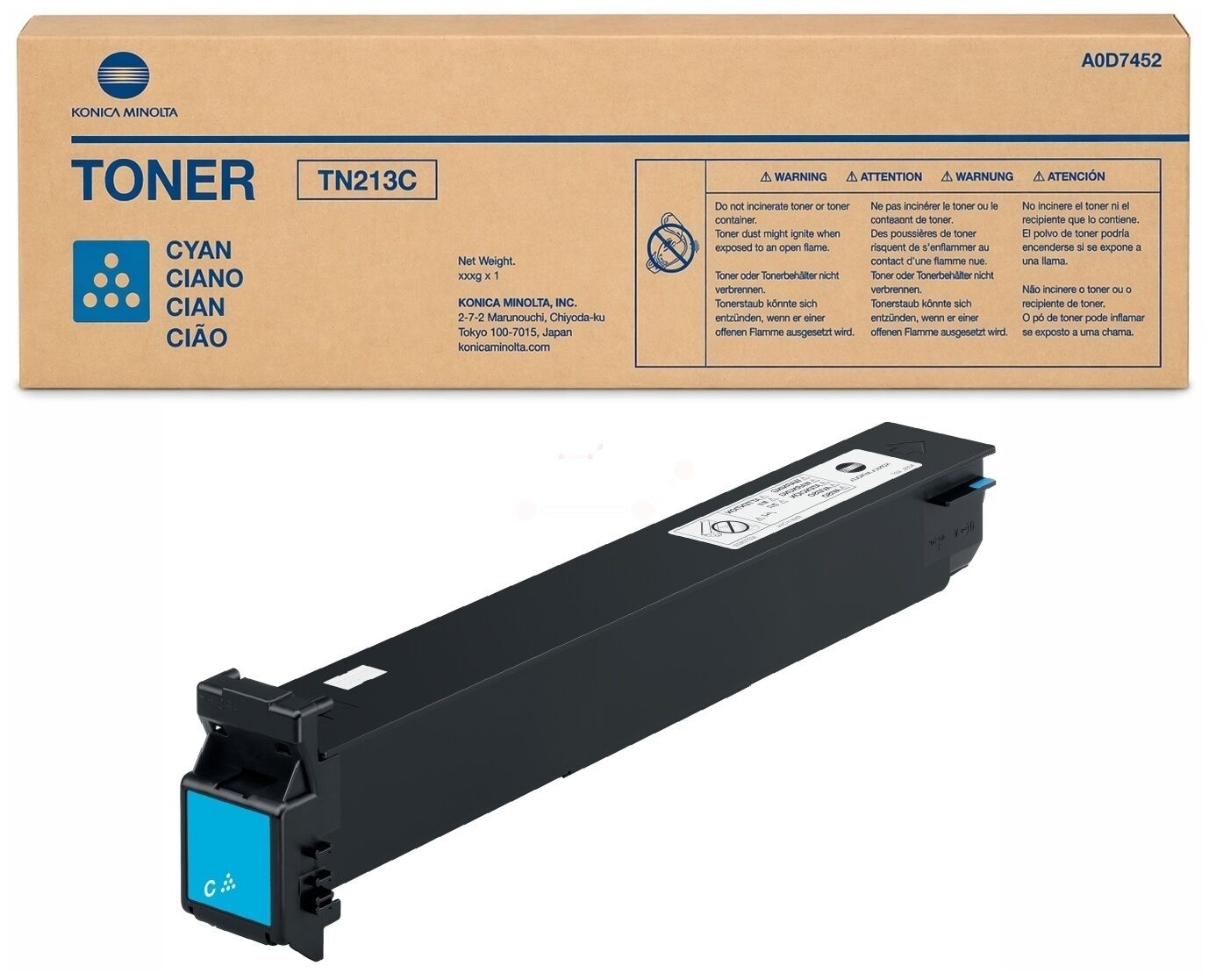 Toner / Konica Minolta - A0D7452 / TN-213C
