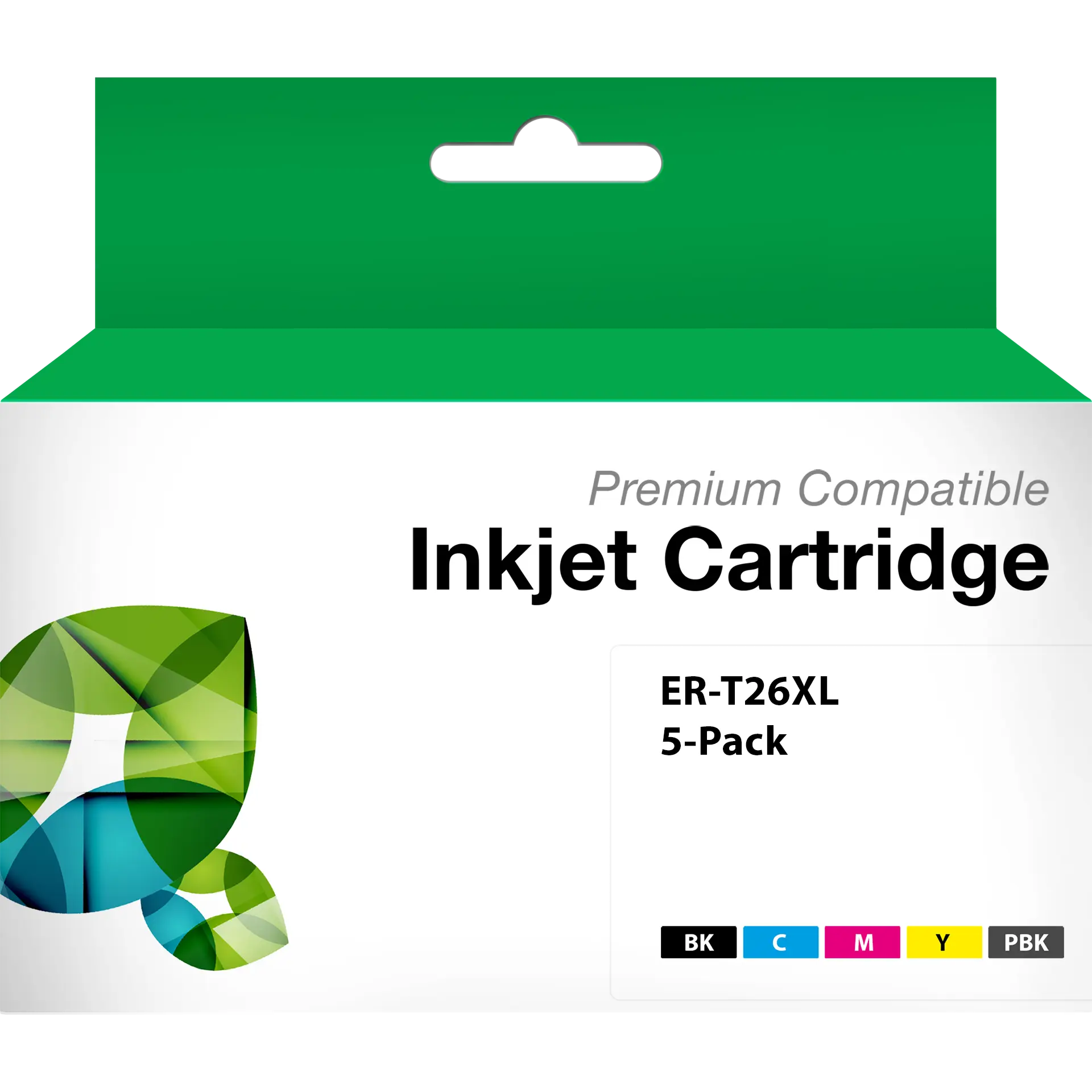 Recycelte Tintenpatronen Epson T26XL (C13T26364010) Fünferpack CMYK +1PBK