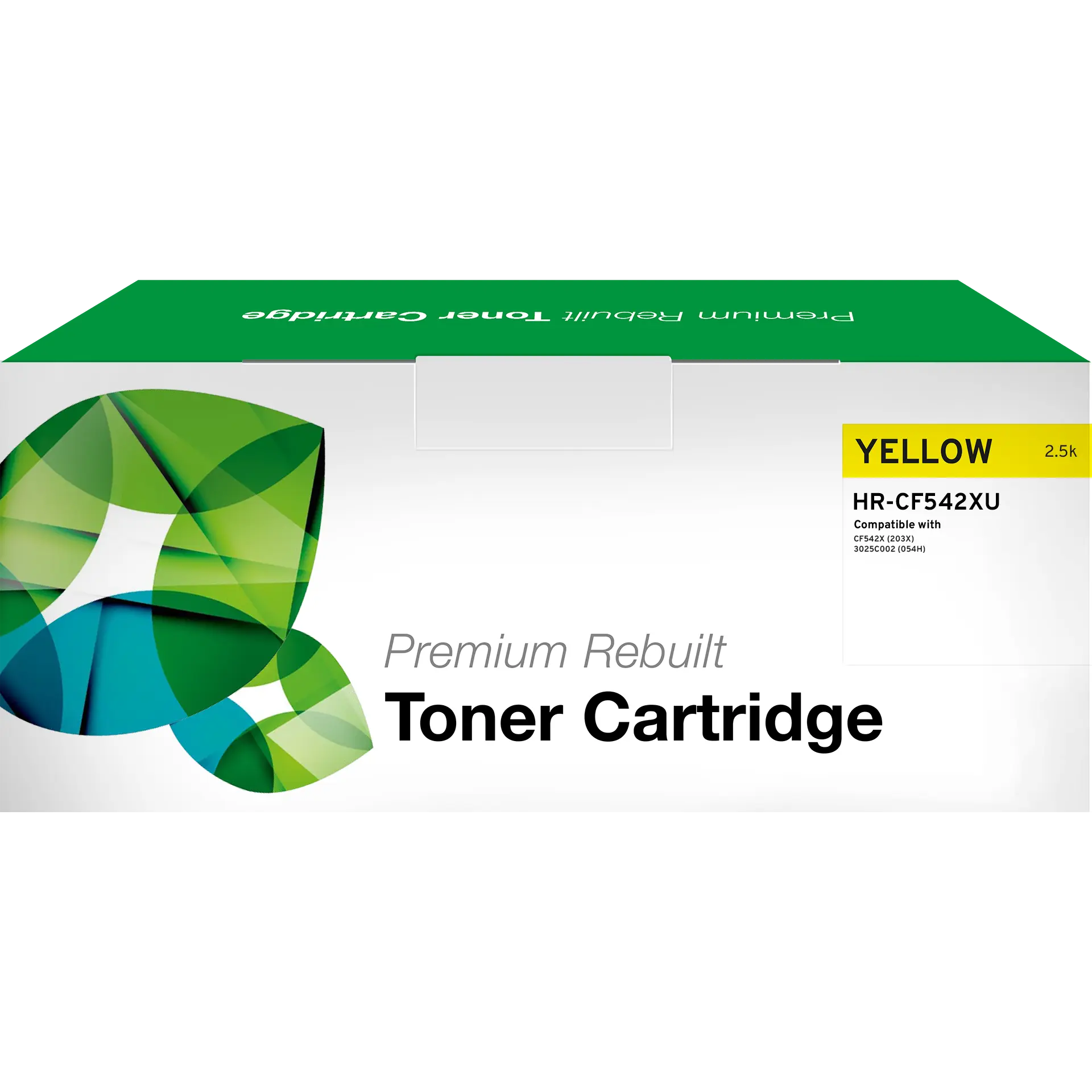 Recycelter Toner HP CF542X/054H gelb (203X) (3025C002)