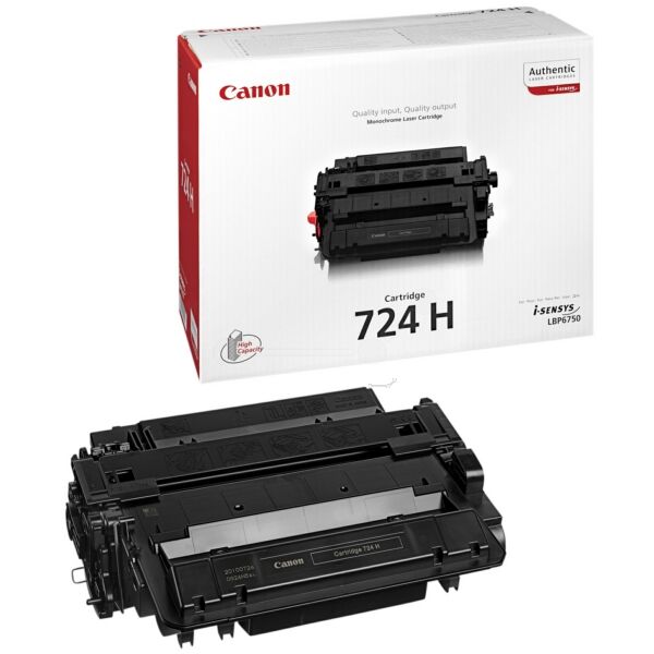 Original Toner Canon CRG 724H (3482B002) schwarz