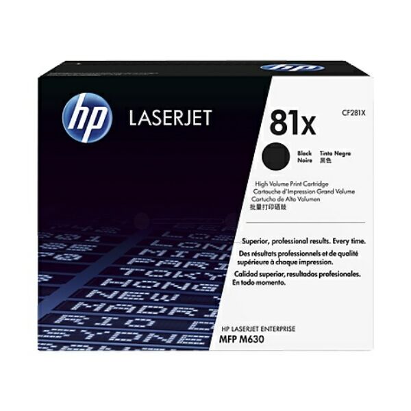 Original Toner HP CF281X (81X) schwarz
