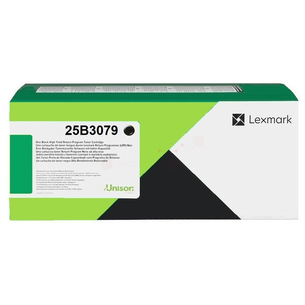 Original Toner Lexmark 25B3079 schwarz