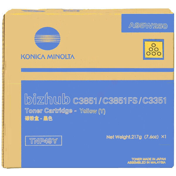 A95W250 Original Toner Konica Minolta TNP-49 (A95W250) gelb