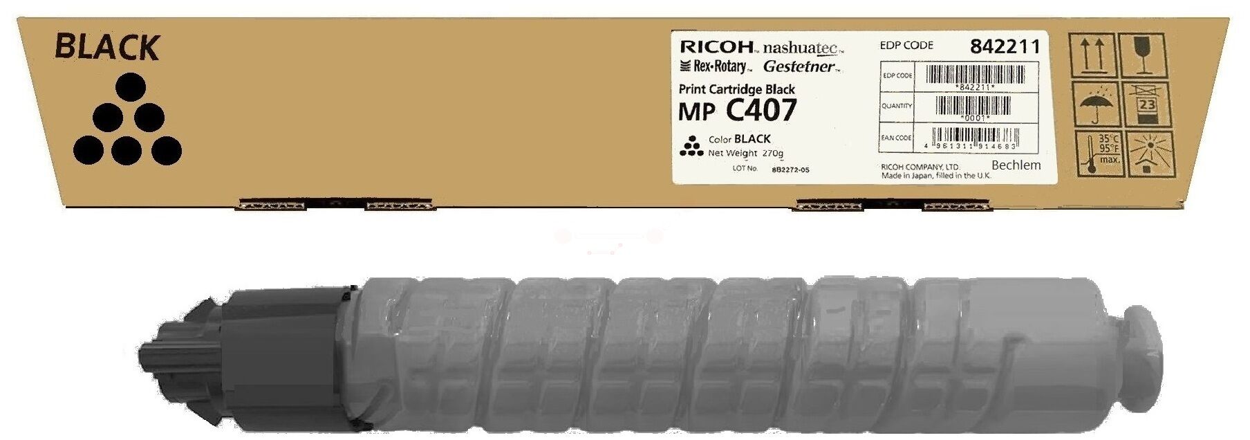 Original Toner Ricoh 842207 schwarz