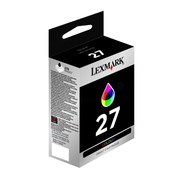 Original Tintenpatrone Lexmark 27HC (10NX227E) color