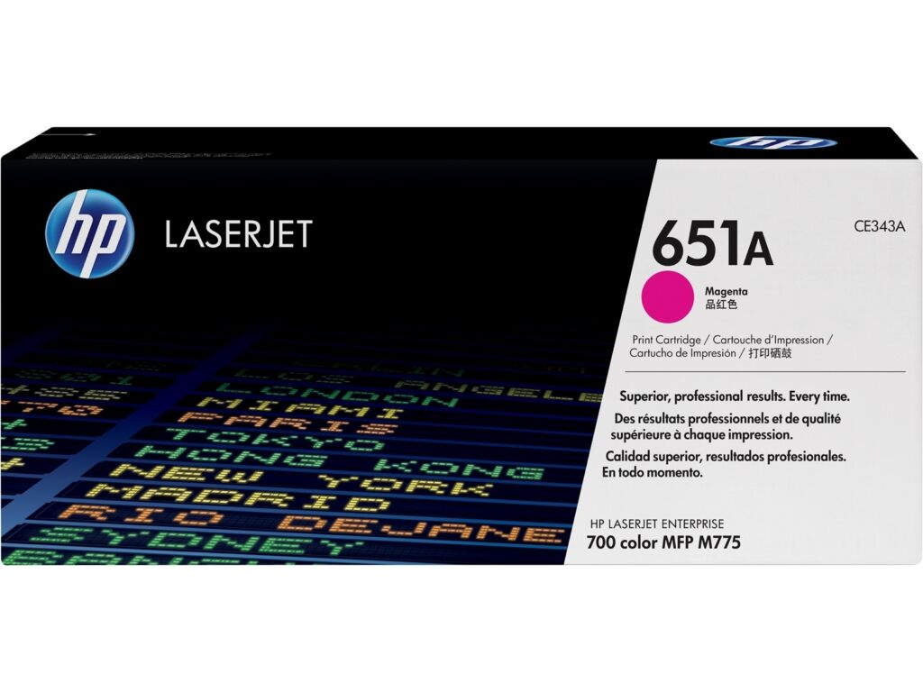 Toner / HP - CE343A / 651A