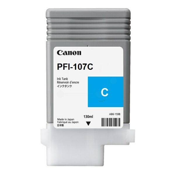 6706B001 Original Tintenpatrone Canon PFI-107C cyan (6706B001)