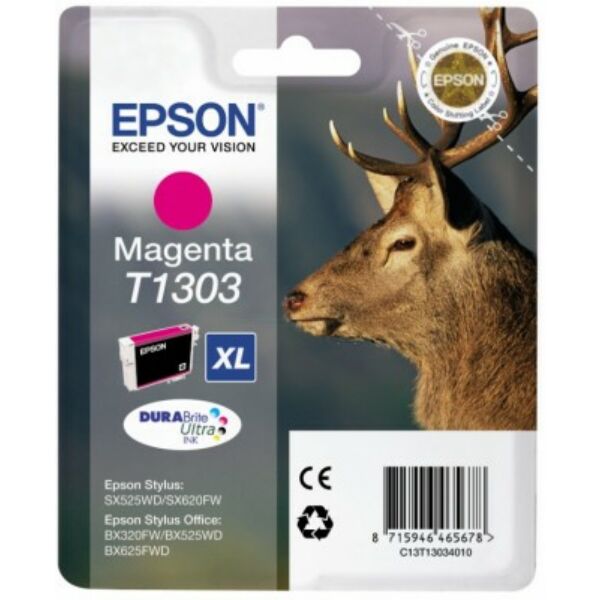 Original Tintenpatrone Epson T1303 (C13T13034012) magenta