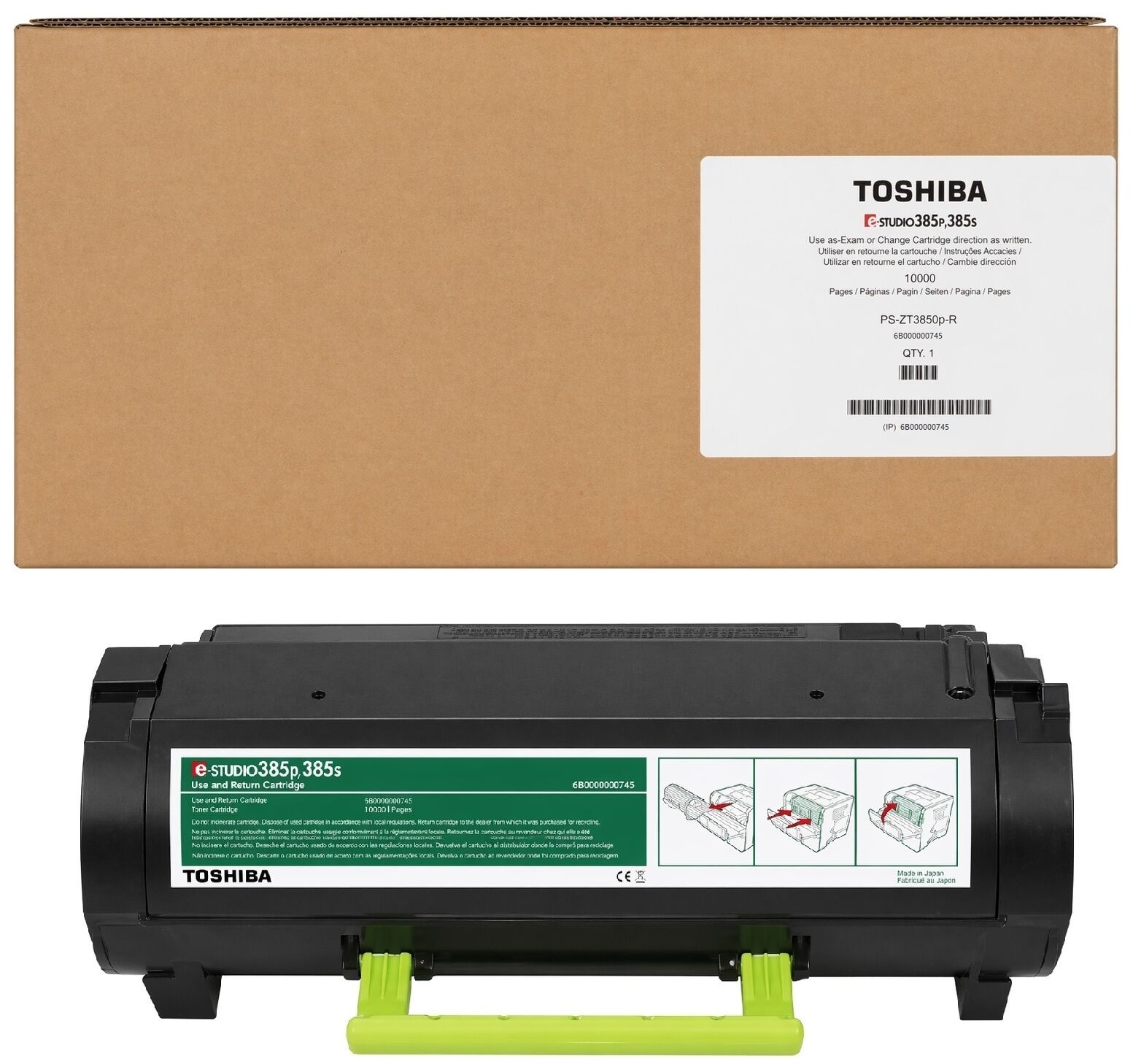 Toner / Toshiba - 6B000000745 / T-3850P-R