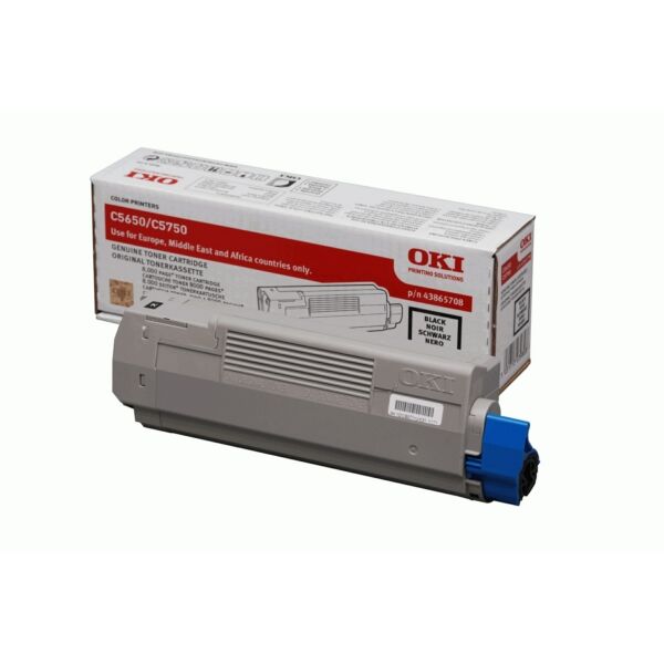 Original Toner OKI 43865708 schwarz 