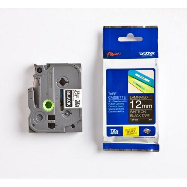 TZE335 Original Schriftbandkassette Brother TZE-335 weiß auf schwarz