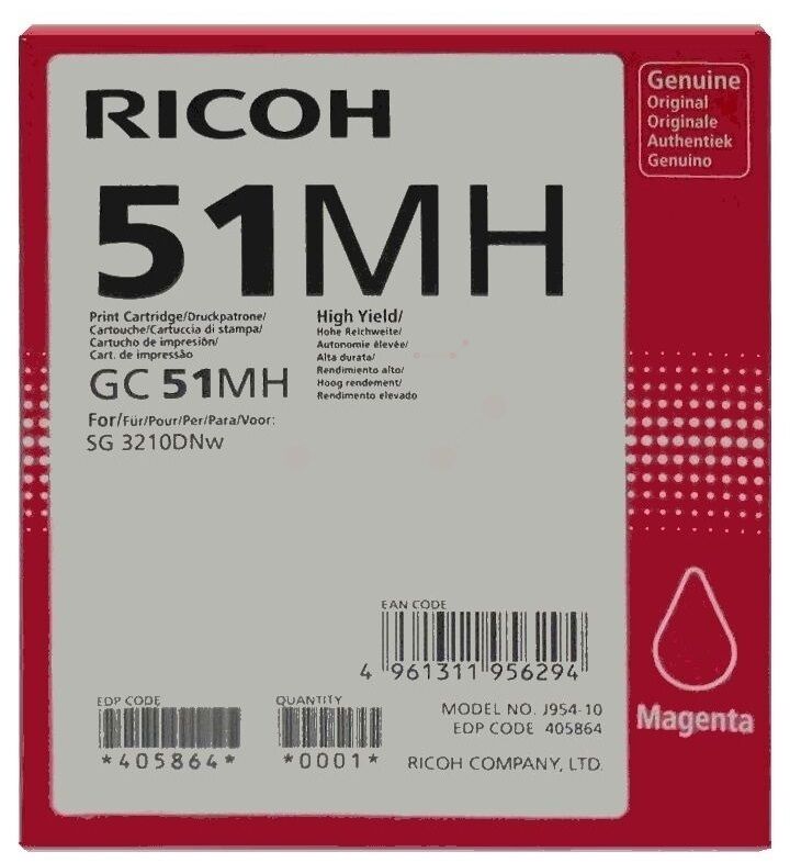 Tinte / Ricoh - 405864 / GC-51MH