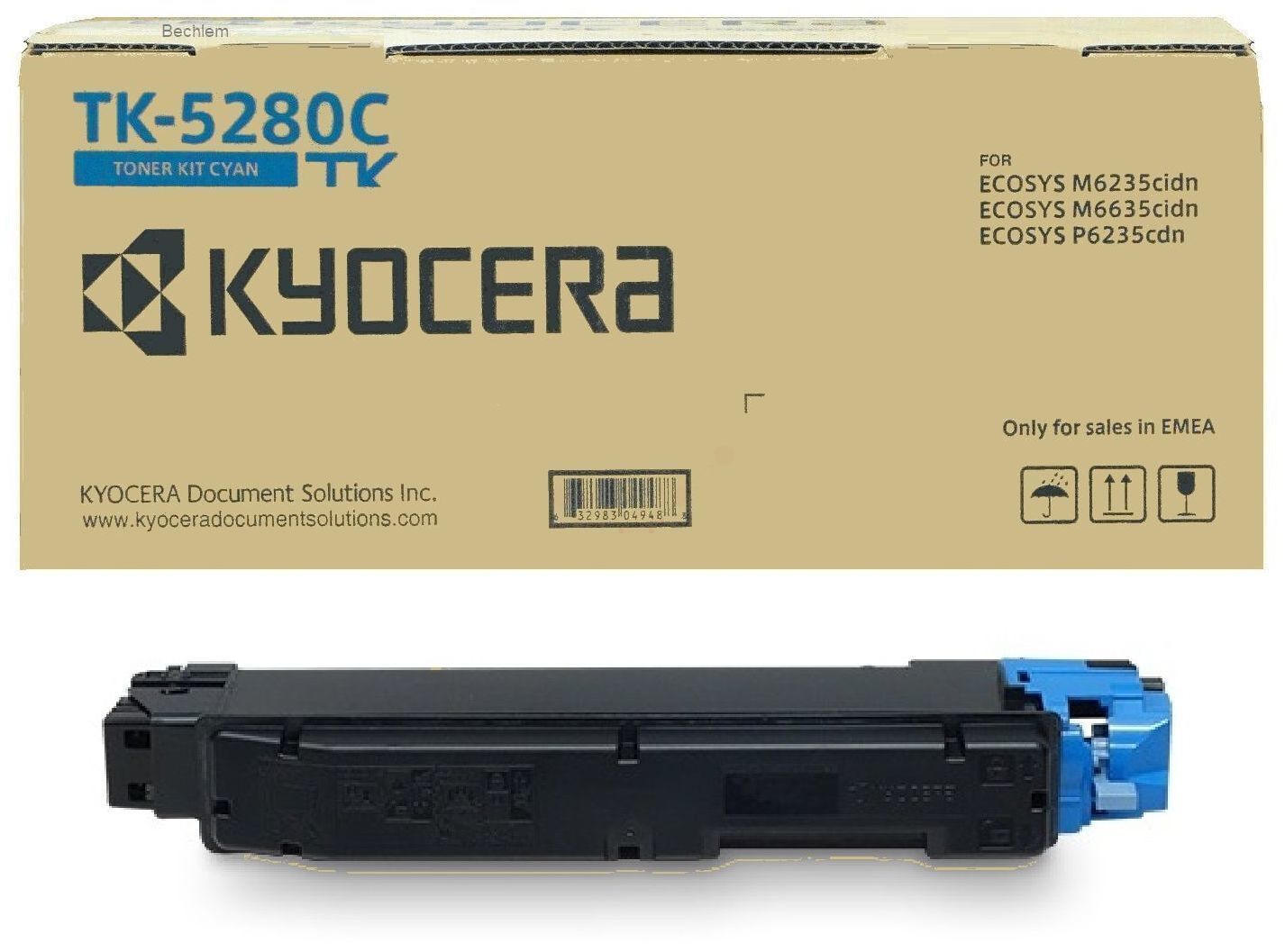 Toner / Kyocera - 1T02TWCNL0 / TK-5280C