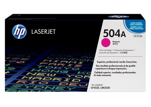 Original Toner HP CE253A (504A) magenta