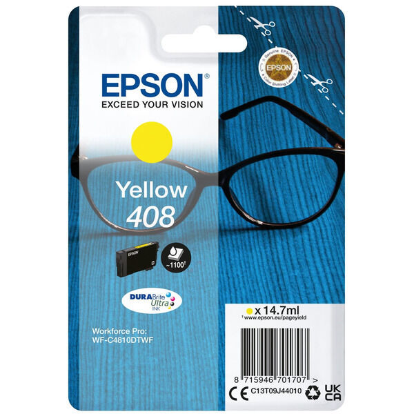 Original Tintenpatrone Epson 408 (C13T09J44010) gelb