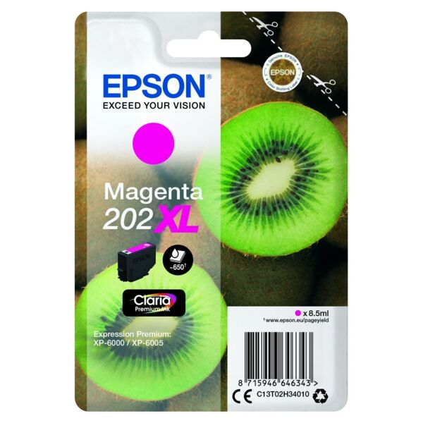 Original Tintenpatrone Epson 202XL (C13T02H34010) magenta