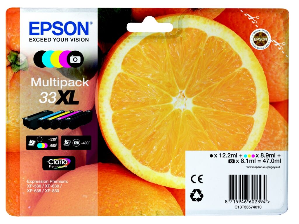 Tinte / Epson - C13T33574010 / 33XL