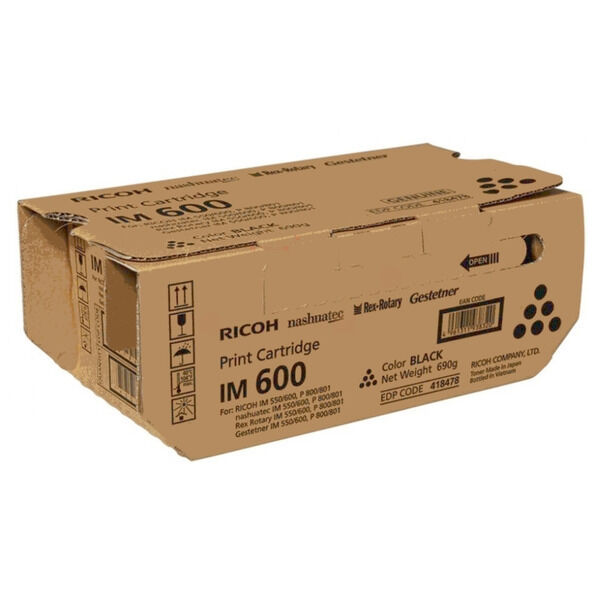 Original Toner Ricoh IM 600 (418478) schwarz