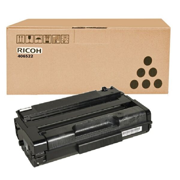 Original Toner Ricoh SP 3400 HA (406522) schwarz