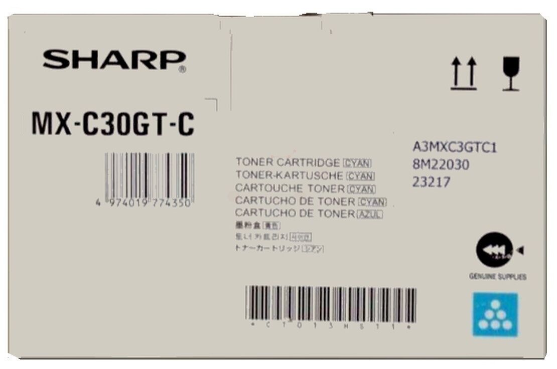 Original Toner Sharp MXC-30 GTC Cyan Original Toner Sharp MXC-30 GTC (MXC30GTC) cyan