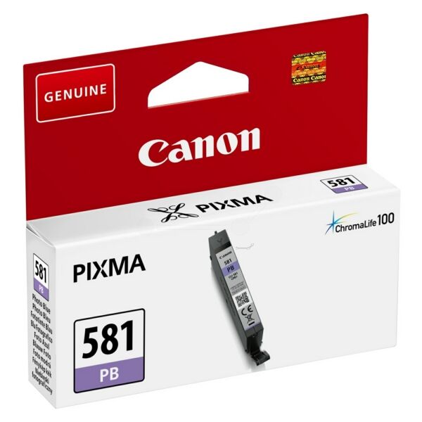 2107C001JHVp19BUygm1B Original Tintenpatrone Canon CLI-581 foto blau (2107C001)