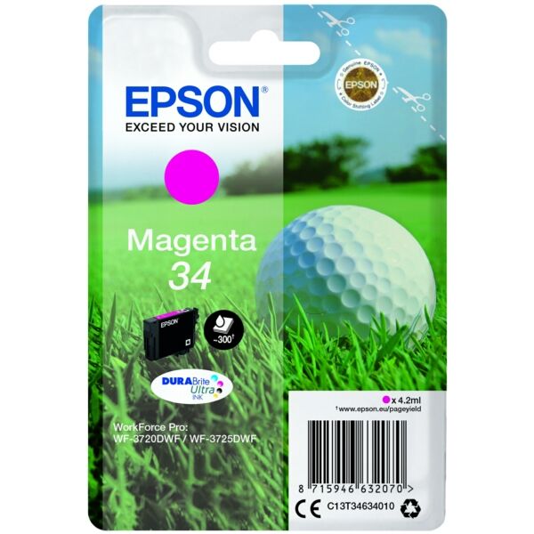 Original Tintenpatrone Epson 34 (C13T34634010) magenta