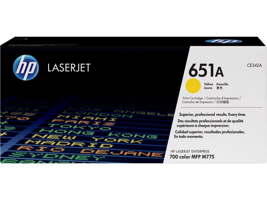 Toner / HP - CE342A / 651A