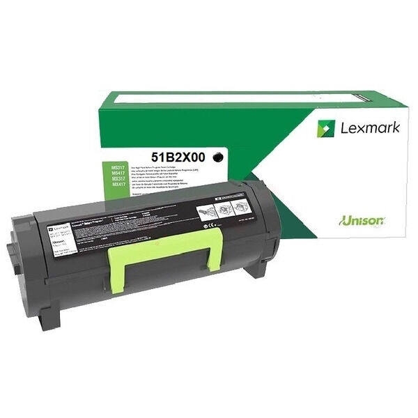 51B2X00 Original Toner Lexmark 51B2X00 schwarz