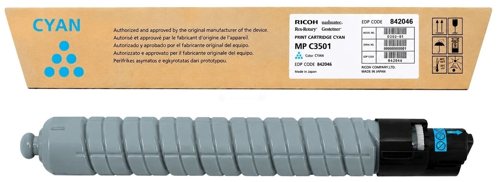 Toner / Ricoh - 842046 / TYPEMPC3501