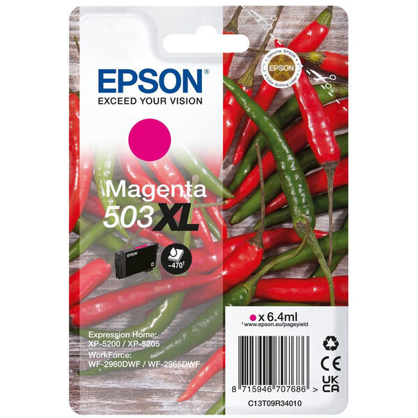 Original Tintenpatrone Epson 503XL (C13T09R34010) magenta
