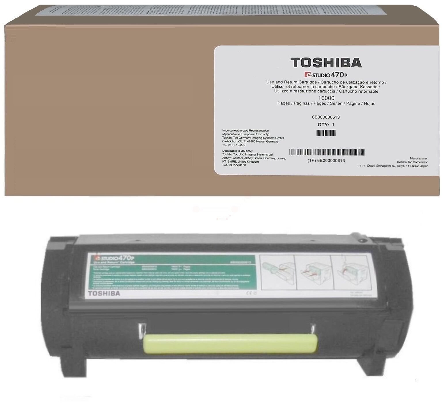 Toner / Toshiba - 6B000000613 / T-470P-R