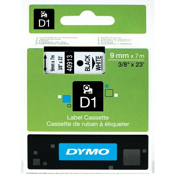 Original Etikettenrolle Dymo S0720680 schwarz auf weiß