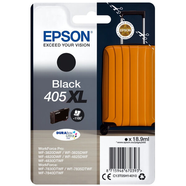 C13T05H14010 Original Tintenpatrone Epson 405XL (C13T05H14010) schwarz