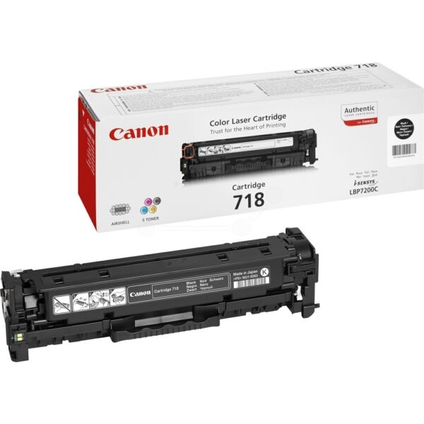 2662B002 Original Toner Canon CRG 718 (2662B002) schwarz