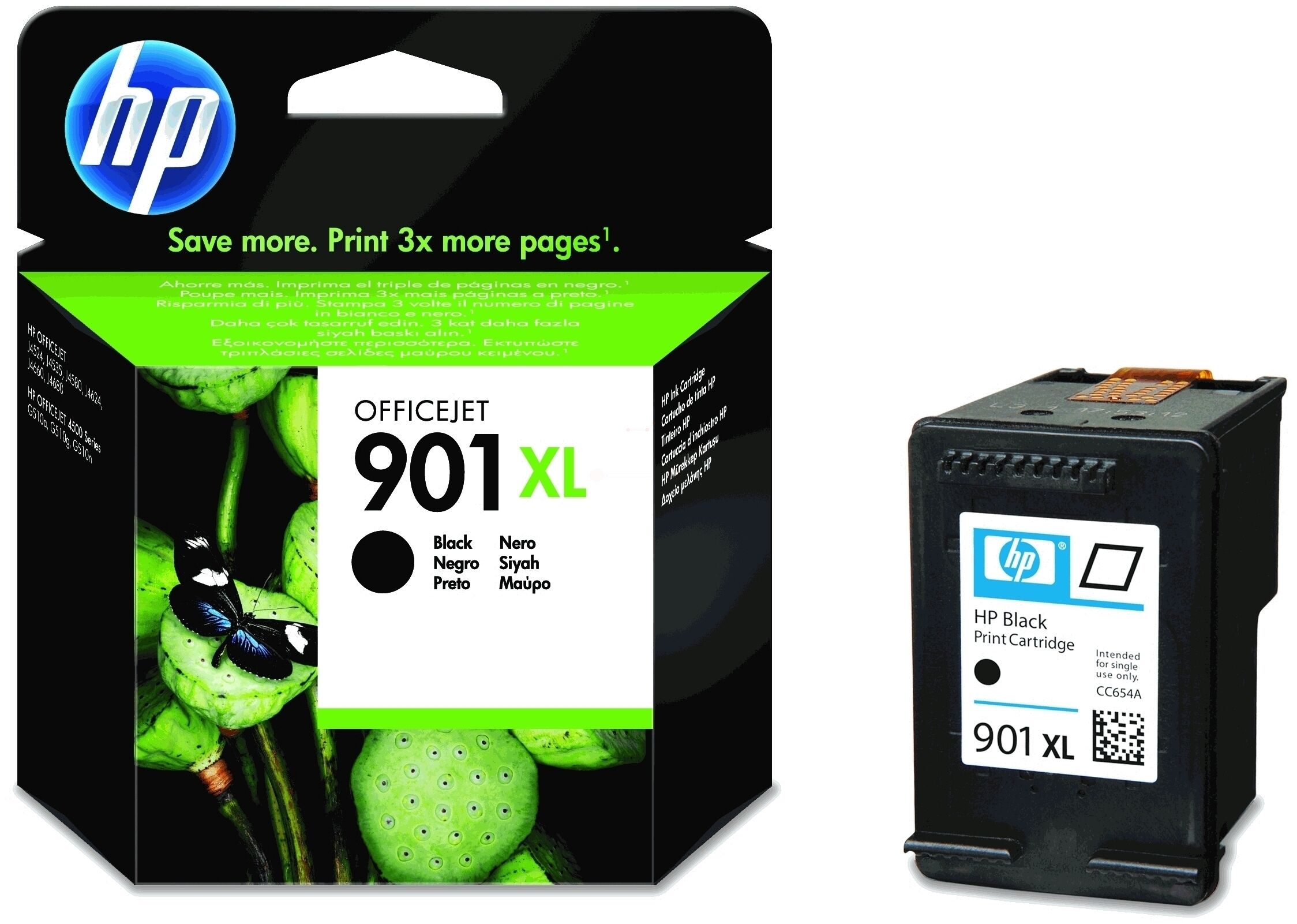 Druckkopfpatrone / HP - CC654AE / 901XL