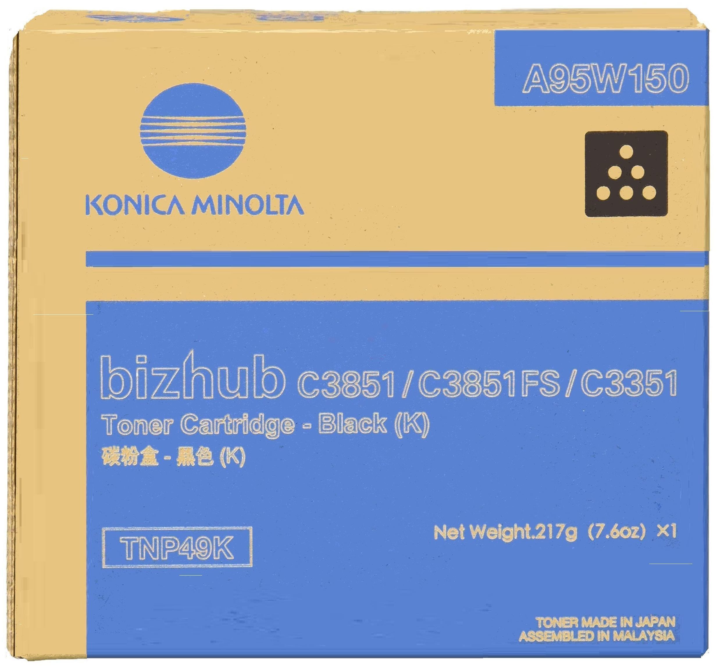 Toner / Konica Minolta - A95W150 / TNP-49K