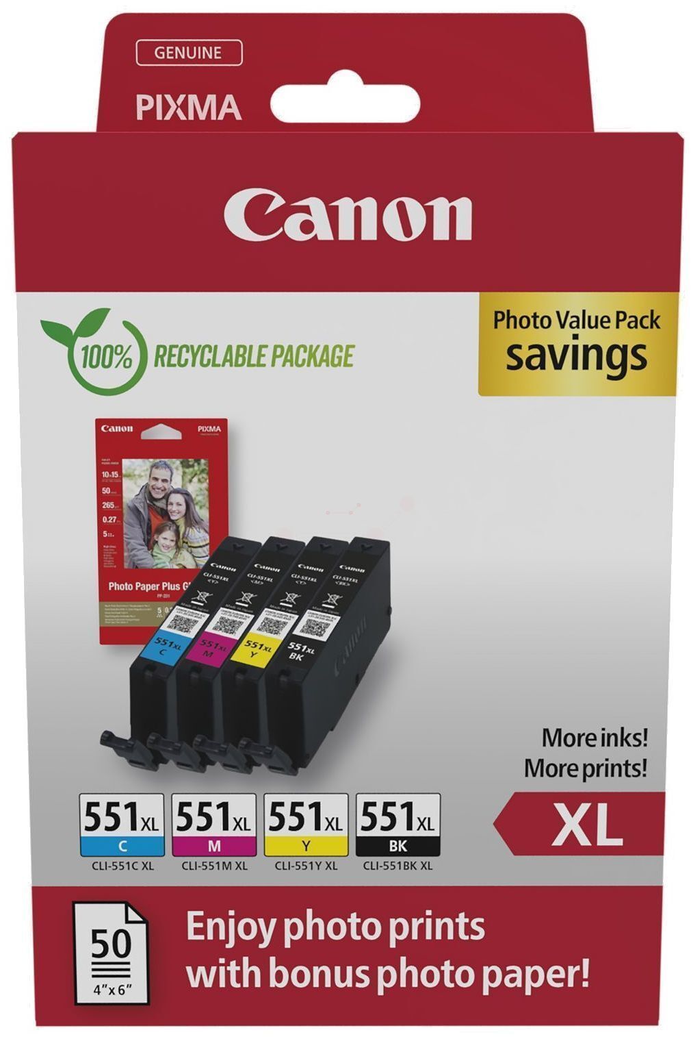 Tinte / Canon - 6443B006 / CLI-551XL